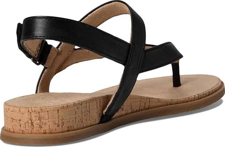 Naturalizer SOUL Naturalizer Carolyn Women's Wedge Shoes Black Faux Leather : 9 M (B), Synthetic - Image 4