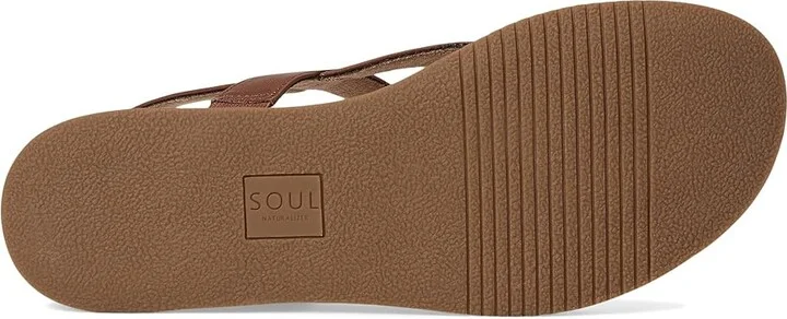 Naturalizer SOUL Naturalizer Carolyn Women's Wedge Shoes Brown Faux Leather : 9 M (B), Synthetic - Image 3