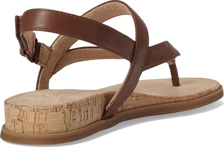 Naturalizer SOUL Naturalizer Carolyn Women's Wedge Shoes Brown Faux Leather : 9 M (B), Synthetic - Image 4