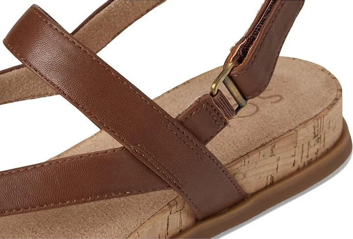 Naturalizer SOUL Naturalizer Carolyn Women's Wedge Shoes Brown Faux Leather : 9 M (B), Synthetic - Image 7