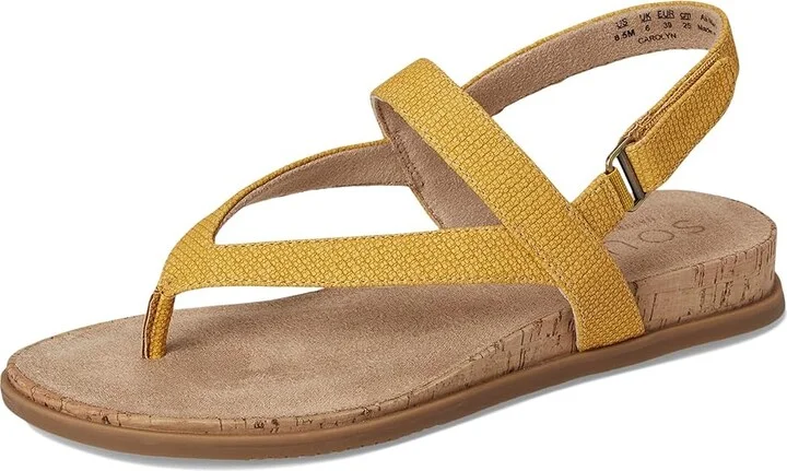 Naturalizer SOUL Naturalizer Carolyn Women's Wedge Shoes Yellow Faux Leather : 6.5 M (B), Synthetic - Image 5