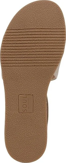 Naturalizer SOUL Naturalizer - Cindi Women's Sandals Gold Metallic Faux Leather : 6.5 W (C), Synthetic - Image 3