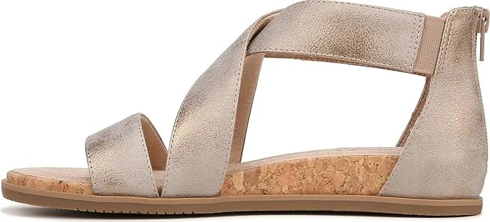 Naturalizer SOUL Naturalizer - Cindi Women's Sandals Gold Metallic Faux Leather : 6.5 W (C), Synthetic - Image 6