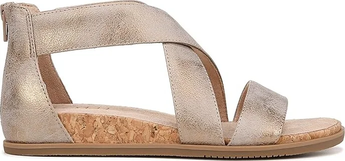 Naturalizer SOUL Naturalizer - Cindi Women's Sandals Gold Metallic Faux Leather : 6.5 W (C), Synthetic - Image 7