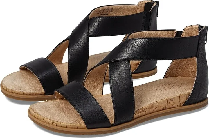 Naturalizer SOUL Naturalizer - Cindi Women's Shoes Black Smooth Synthetic : 9 W (C)
