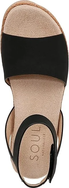 Naturalizer SOUL Naturalizer - Deara Ankle Straps Women's Sandals Black : 8 M (B), Synthetic - Image 2