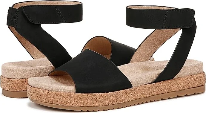 Naturalizer SOUL Naturalizer - Deara Ankle Straps Women's Sandals Black : 8 M (B), Synthetic
