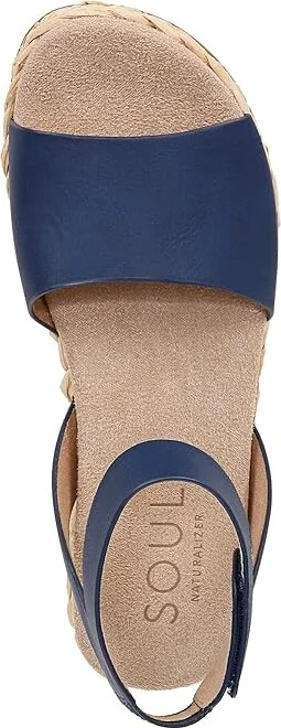 Naturalizer SOUL Naturalizer - Deara Ankle Straps Women's Sandals Blue : 9.5 W (C), Synthetic - Image 2