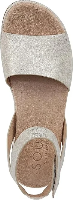 Naturalizer SOUL Naturalizer - Deara Ankle Straps Women's Sandals Light Gold : 8.5 M (B), Synthetic - Image 2