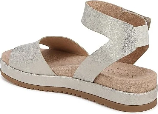 Naturalizer SOUL Naturalizer - Deara Ankle Straps Women's Sandals Light Gold : 8.5 M (B), Synthetic - Image 4