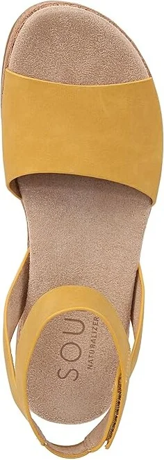 Naturalizer SOUL Naturalizer - Deara Ankle Straps Women's Sandals Yellow : 9 W (C), Synthetic - Image 2