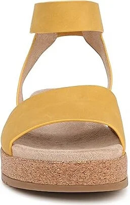 Naturalizer SOUL Naturalizer - Deara Ankle Straps Women's Sandals Yellow : 9 W (C), Synthetic - Image 5