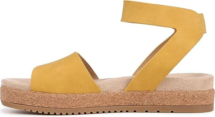 Naturalizer SOUL Naturalizer - Deara Ankle Straps Women's Sandals Yellow : 9 W (C), Synthetic - Image 6