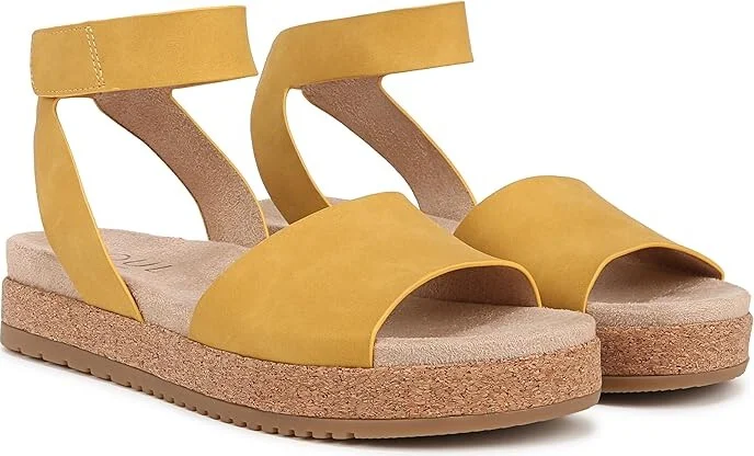 Naturalizer SOUL Naturalizer - Deara Ankle Straps Women's Sandals Yellow : 9 W (C), Synthetic
