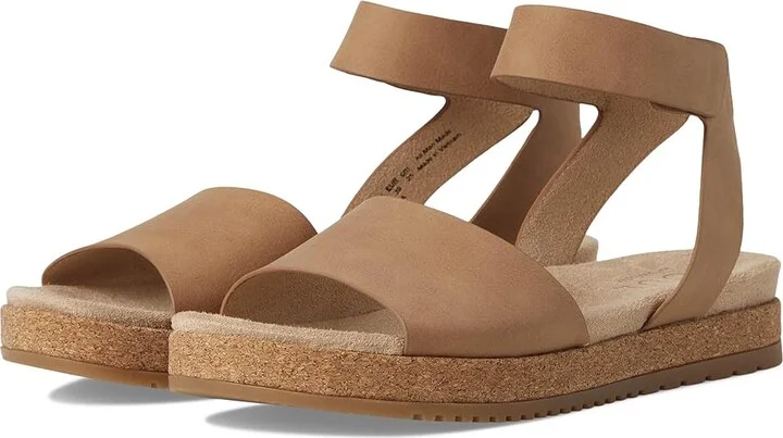 Naturalizer SOUL Naturalizer Deara Women's Wedge Shoes Cookie Dough Faux Leather : 5.5 M (B), Synthetic
