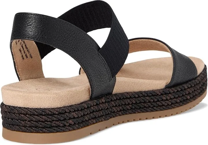 Naturalizer SOUL Naturalizer Diana Women's Wedge Shoes Black Faux Leather : 5.5 M (B), Rubber - Image 4