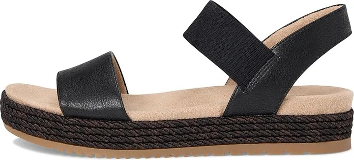 Naturalizer SOUL Naturalizer Diana Women's Wedge Shoes Black Faux Leather : 5.5 M (B), Rubber - Image 6