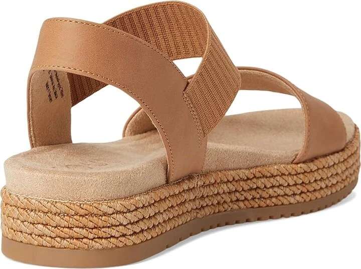 Naturalizer SOUL Naturalizer Diana Women's Wedge Shoes Cookie Dough Faux Leather : 10 W (C), Rubber - Image 4