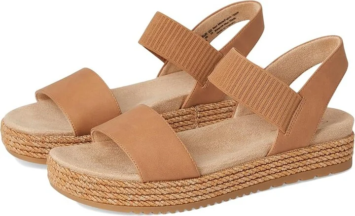 Naturalizer SOUL Naturalizer Diana Women's Wedge Shoes Cookie Dough Faux Leather : 10 W (C), Rubber