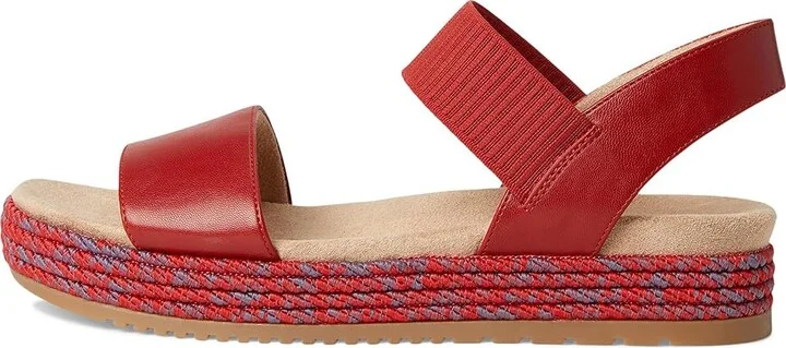 Naturalizer SOUL Naturalizer Diana Women's Wedge Shoes Red Clay Faux Leather : 8.5 W (C), Rubber - Image 6