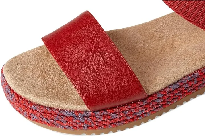 Naturalizer SOUL Naturalizer Diana Women's Wedge Shoes Red Clay Faux Leather : 8.5 W (C), Rubber - Image 7