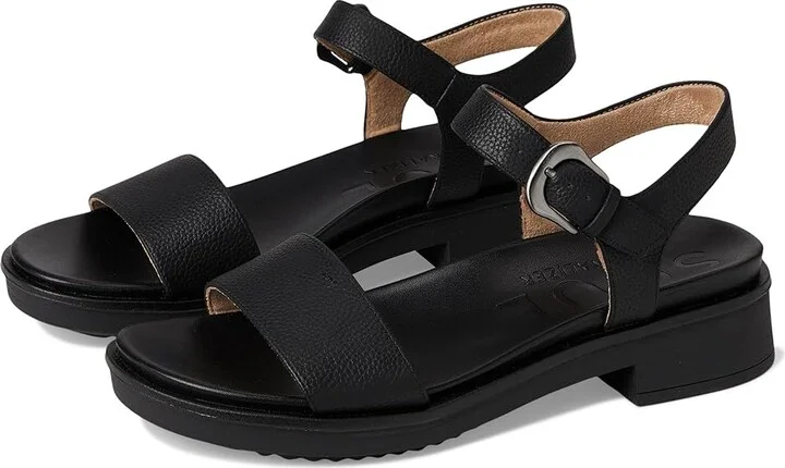 Naturalizer SOUL Naturalizer Emma Women's Wedge Shoes Black Faux Leather : 9.5 M (B), Synthetic