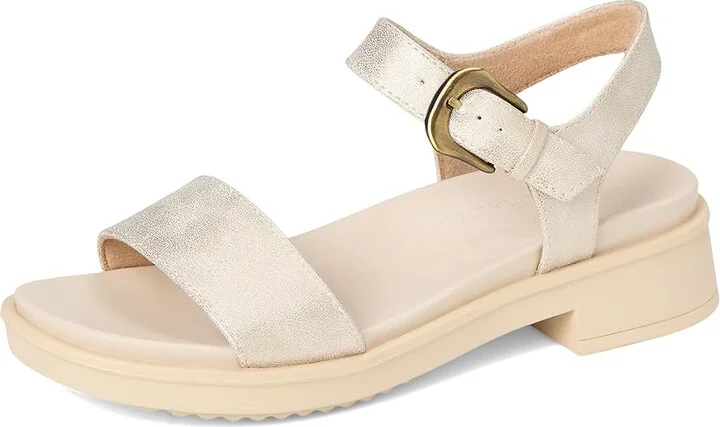 Naturalizer SOUL Naturalizer Emma Women's Wedge Shoes Gold Faux Leather : 12 M (B), Synthetic - Image 5