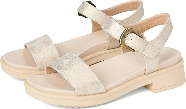 Naturalizer SOUL Naturalizer Emma Women's Wedge Shoes Gold Faux Leather : 12 M (B), Synthetic
