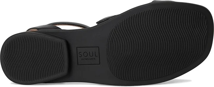 Naturalizer SOUL Naturalizer Fiesta Women's Wedge Shoes Black : 5 M (B), Synthetic - Image 3