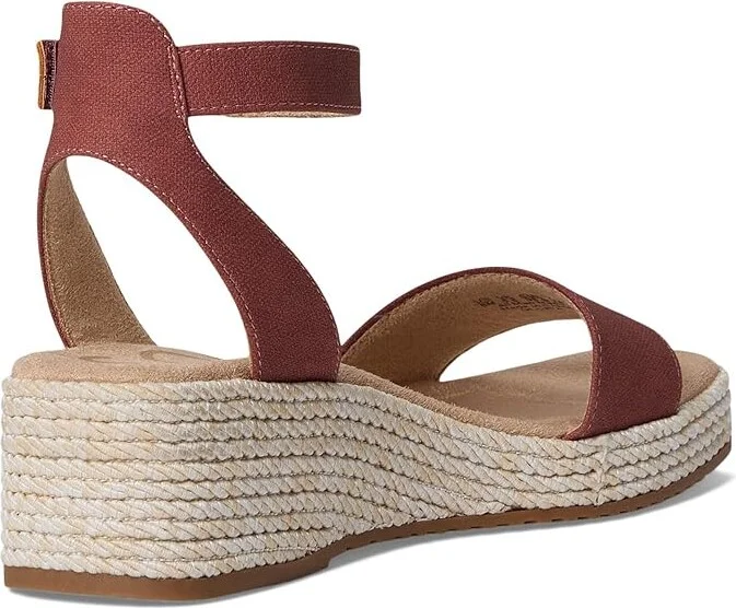 Naturalizer SOUL Naturalizer Gloria Women's Wedge Shoes Clay Fabric : 9.5 W (C), Rubber/Synthetic - Image 4