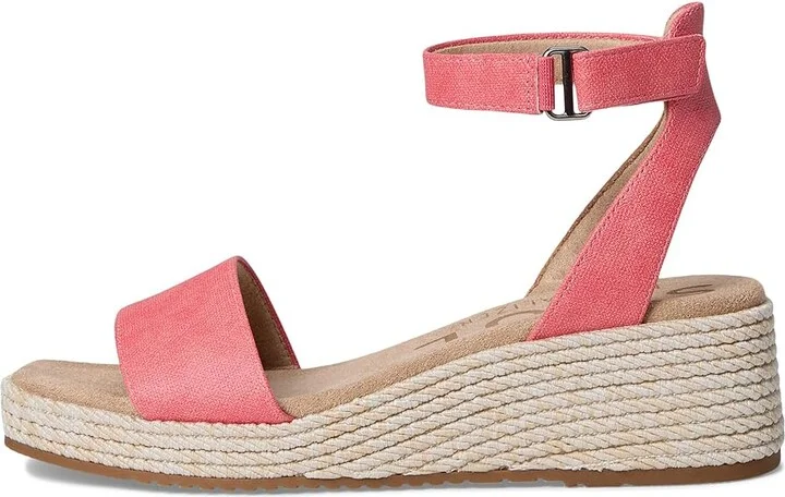 Naturalizer SOUL Naturalizer Gloria Women's Wedge Shoes Coral Fabric : 8 W (C), Rubber/Synthetic - Image 6