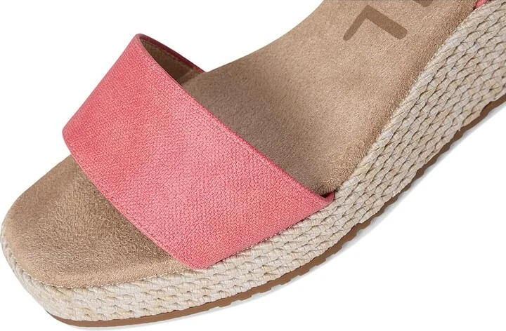 Naturalizer SOUL Naturalizer Gloria Women's Wedge Shoes Coral Fabric : 8 W (C), Rubber/Synthetic - Image 7