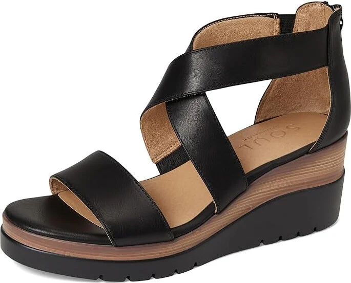 Naturalizer SOUL Naturalizer - Goodtimes Women's Sandals Black/Black : 6.5 W (C), Synthetic - Image 5