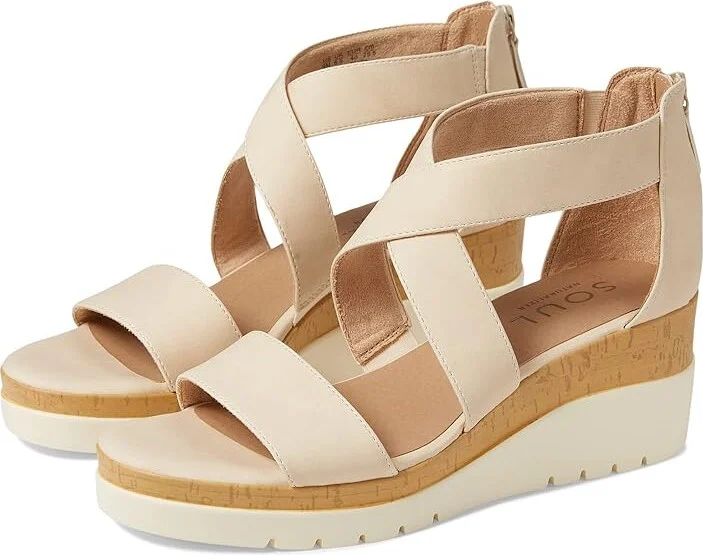 Naturalizer SOUL Naturalizer - Goodtimes Women's Sandals Porcelain Beige Synthetic : 10 M (B)