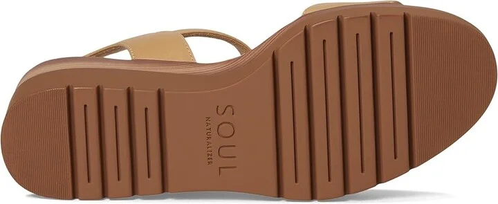 Naturalizer SOUL Naturalizer Graciela Women's Wedge Shoes Birch Tan Faux Leather : 10 W (C), Synthetic - Image 3
