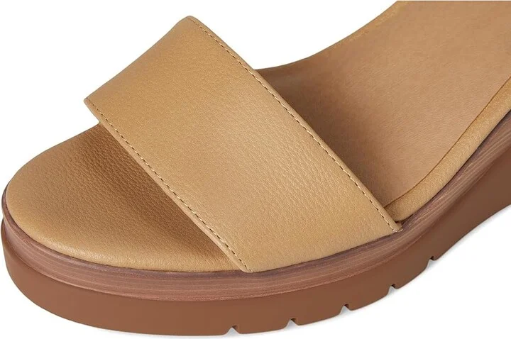Naturalizer SOUL Naturalizer Graciela Women's Wedge Shoes Birch Tan Faux Leather : 10 W (C), Synthetic - Image 7