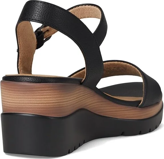 Naturalizer SOUL Naturalizer Graciela Women's Wedge Shoes Black Faux Leather : 9.5 M (B), Synthetic - Image 4