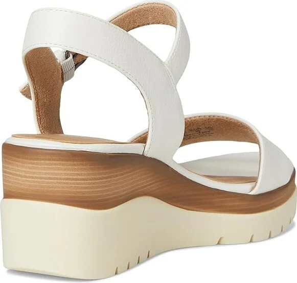 Naturalizer SOUL Naturalizer Graciela Women's Wedge Shoes White Faux Leather : 9.5 M (B), Synthetic - Image 4