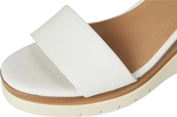 Naturalizer SOUL Naturalizer Graciela Women's Wedge Shoes White Faux Leather : 9.5 M (B), Synthetic - Image 7