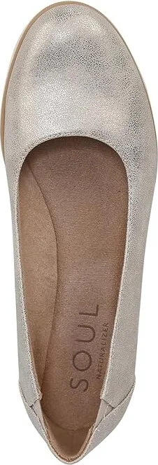 Naturalizer SOUL Naturalizer - Idea-Ballet Women's Shoes Light Gold Faux Leather : 9.5 W (C), Synthetic - Image 2