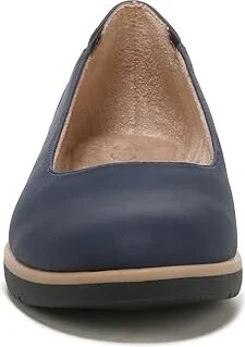 Naturalizer SOUL Naturalizer - Idea-Ballet Women's Shoes Navy Nubuck Synthetic : 7.5 M (B) - Image 5