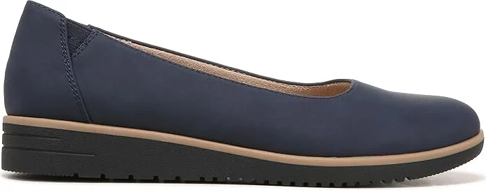 Naturalizer SOUL Naturalizer - Idea-Ballet Women's Shoes Navy Nubuck Synthetic : 7.5 M (B) - Image 7