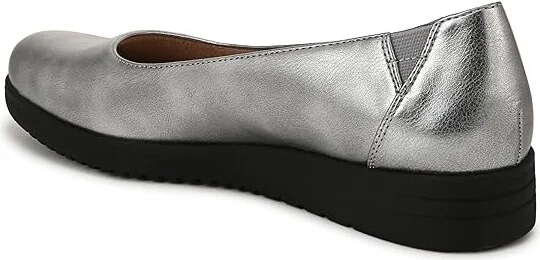 Naturalizer SOUL Naturalizer - Idea-Ballet Women's Shoes Pewter Faux Leather : 10 M (B), Synthetic - Image 4
