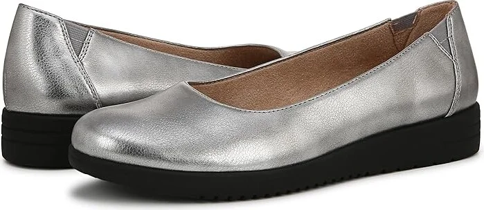 Naturalizer SOUL Naturalizer - Idea-Ballet Women's Shoes Pewter Faux Leather : 10 M (B), Synthetic - Image 5