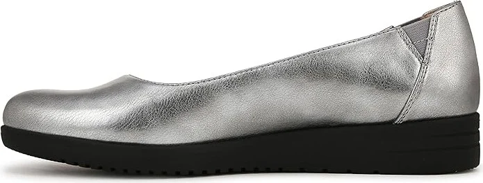 Naturalizer SOUL Naturalizer - Idea-Ballet Women's Shoes Pewter Faux Leather : 10 M (B), Synthetic - Image 6