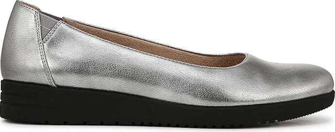 Naturalizer SOUL Naturalizer - Idea-Ballet Women's Shoes Pewter Faux Leather : 10 M (B), Synthetic - Image 7