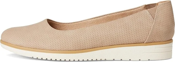 Naturalizer Soul Naturalizer Idea Ballet Women's Shoes Warm Taupe Tan Faux Leather : 11 W (C), Synthetic - Image 6