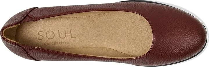Naturalizer SOUL Naturalizer - Idea-Ballet Women's Shoes Wine Faux Leather : 10 M (B), Synthetic - Image 2