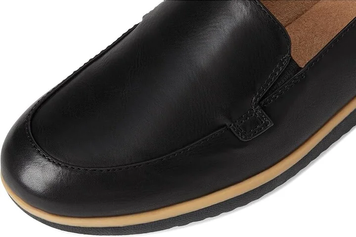 Naturalizer SOUL Naturalizer - Idea-Moc Women's Flat Shoes Black Faux Leather : 10 M (B) - Image 7