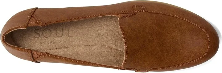 Naturalizer SOUL Naturalizer - Idea-Moc Women's Flat Shoes Gingerbread Brown Faux Leather : 5.5 M (B) - Image 2